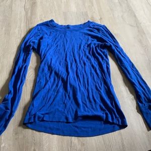 blue long sleeve